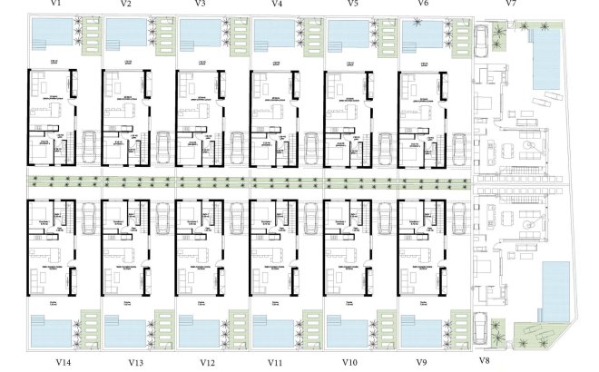 Nieuwbouw Woningen - Villa - San Javier - Parque de los leones