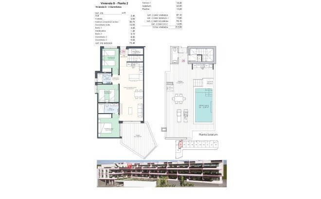 Nieuwbouw Woningen - Penthouse - Benijofar - Pueblo