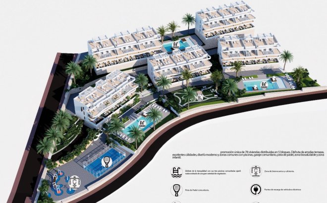 Nieuwbouw Woningen - Apartment - Finestrat - Puig Campana Golf