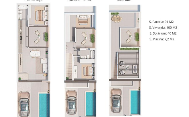 Nieuwbouw Woningen - Town House - San Pedro del Pinatar - Pueblo