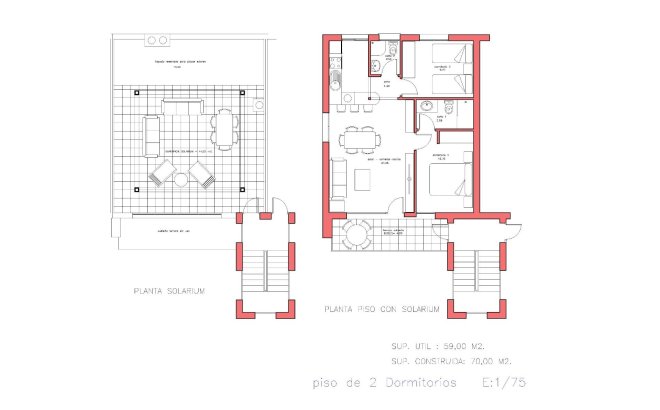 Obra nueva - Bungalow - Fuente Álamo - La Pinilla