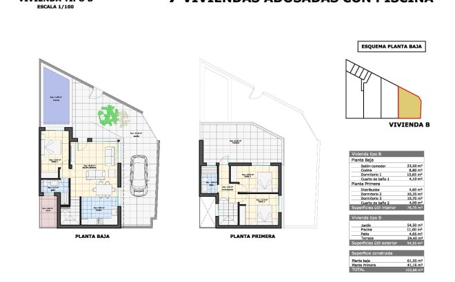 Nieuwbouw Woningen - Town House - Pilar de la Horadada - pueblo