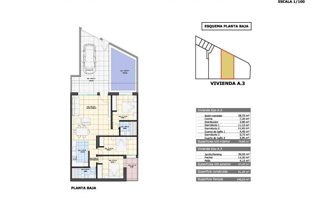 Nieuwbouw Woningen - Bungalow - Pilar de la Horadada - pueblo