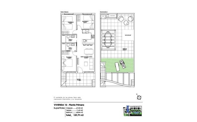 Nieuwbouw Woningen - Bungalow - Pilar de la Horadada - Parque Ramon eugenio Escudero