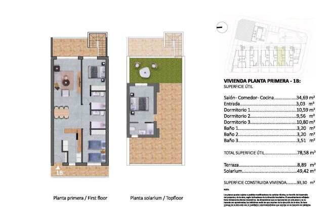 Nieuwbouw Woningen - Bungalow - Pilar de la Horadada - pueblo