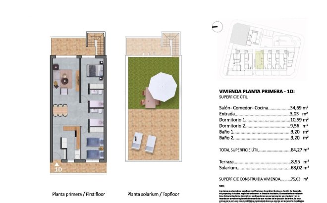 Nieuwbouw Woningen - Bungalow - Pilar de la Horadada - pueblo