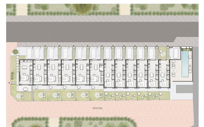 Nieuwbouw Woningen - Town House - Pilar de la Horadada - pueblo