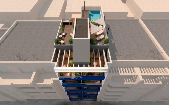Nieuwbouw Woningen - Apartment - Torrevieja - Playa del Acequión