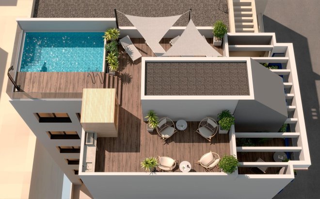 Nieuwbouw Woningen - Penthouse - Torrevieja - Playa del Acequión