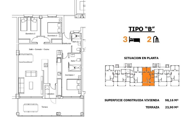 Nieuwbouw Woningen - Apartment - San Miguel de Salinas - Pueblo