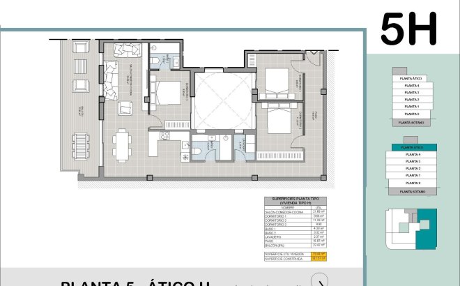 Nieuwbouw Woningen - Penthouse - Torrevieja - El acequión