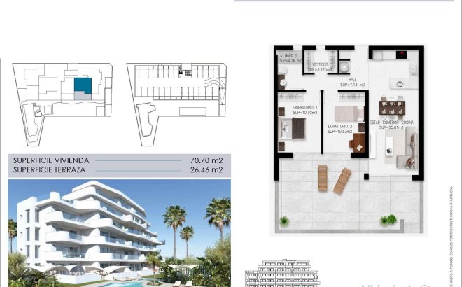 Nieuwbouw Woningen - Apartment - Pilar de la Horadada - Mil Palmeras