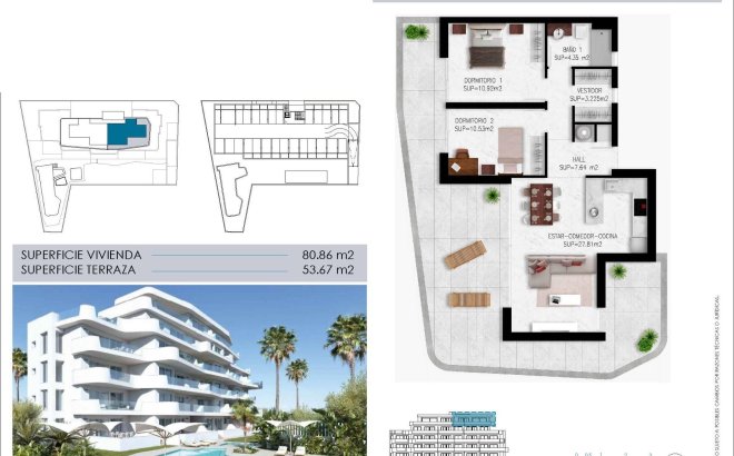 Nieuwbouw Woningen - Penthouse - Pilar de la Horadada - Mil Palmeras
