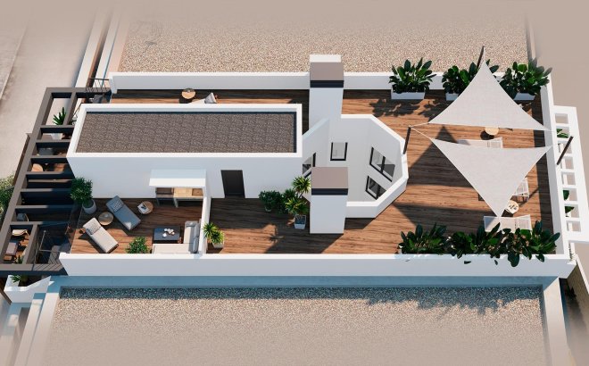Nieuwbouw Woningen - Penthouse - Torrevieja - Playa de El Cura