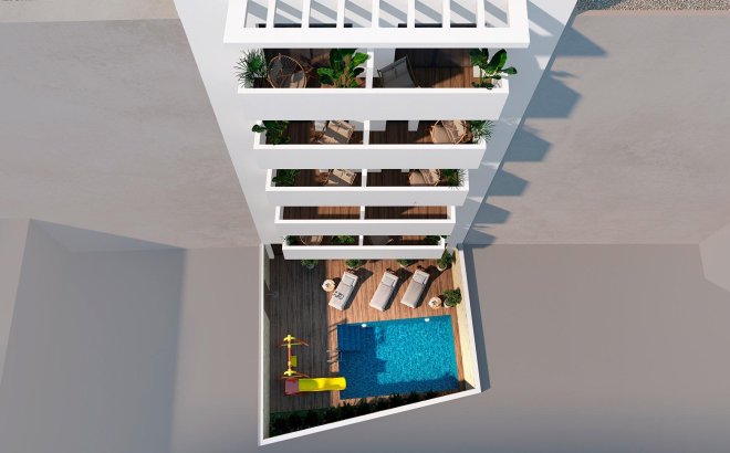 Nieuwbouw Woningen - Penthouse - Torrevieja - Playa de El Cura