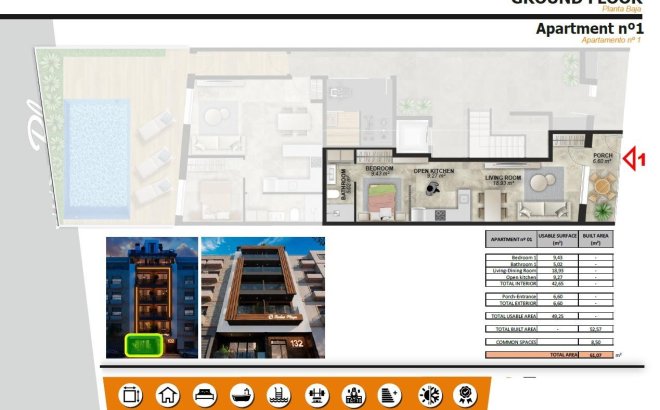 Nieuwbouw Woningen - Apartment - Torrevieja - Playa de El Cura