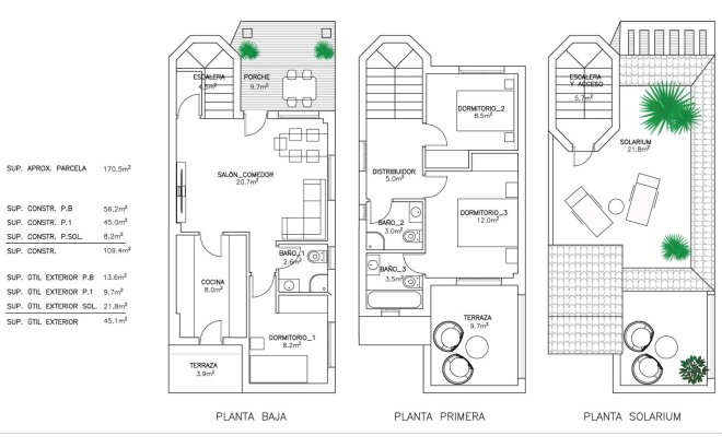 Nieuwbouw Woningen - Villa - San Fulgencio - El Oasis