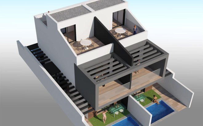 Nieuwbouw Woningen - Villa - San Javier - Santiago De La Ribera