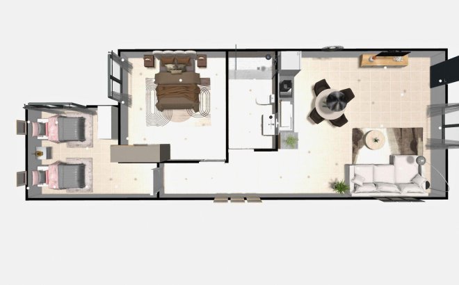 Obra nueva - Bungalow - Hondón de las Nieves - La Canalosa