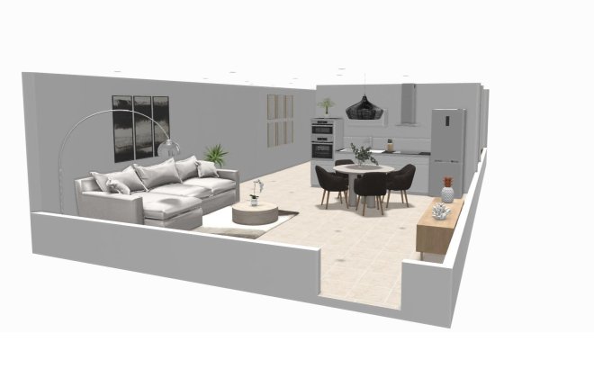 Obra nueva - Bungalow - Hondón de las Nieves - La Canalosa