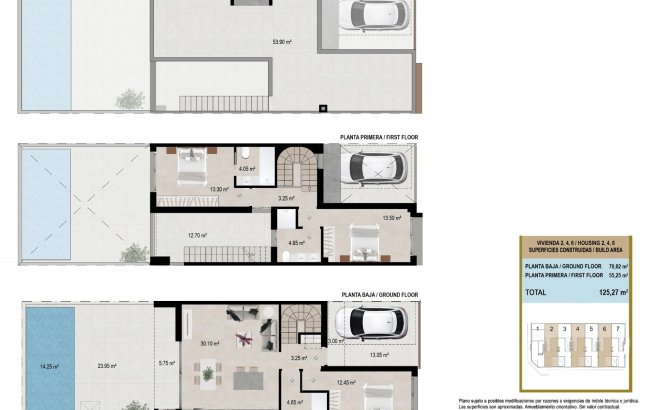 Nieuwbouw Woningen - Town House - San Javier - pueblo