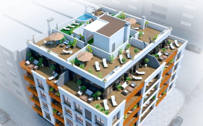 Nieuwbouw Woningen - Penthouse - Torrevieja - Parque de las Naciones