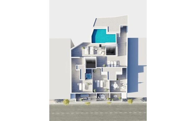 Nieuwbouw Woningen - Apartment - Torrevieja - Centro