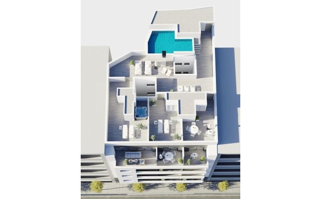 Nieuwbouw Woningen - Apartment - Torrevieja - Centro
