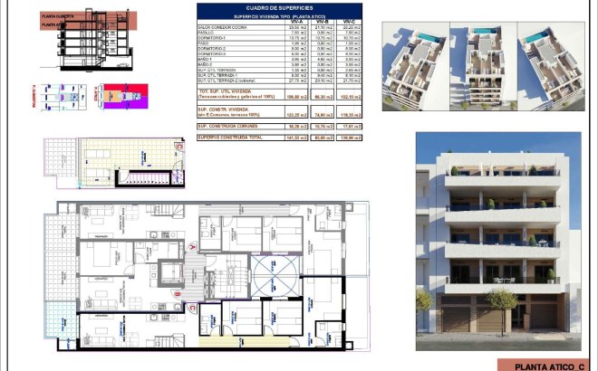 Nieuwbouw Woningen - Penthouse - Torrevieja - Centro