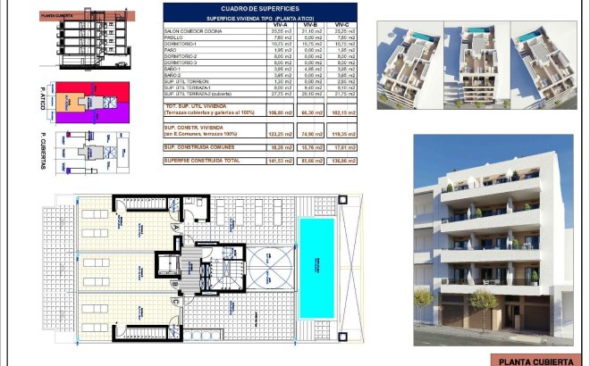 Nieuwbouw Woningen - Penthouse - Torrevieja - Centro