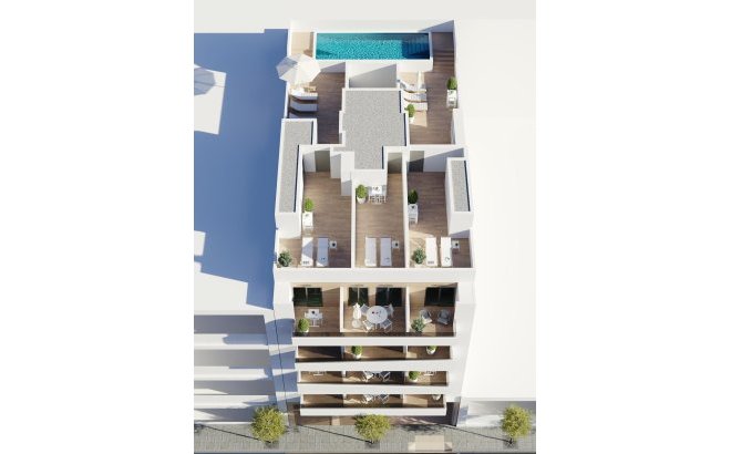 Nieuwbouw Woningen - Penthouse - Torrevieja - Centro