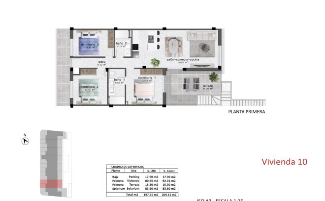 Nieuwbouw Woningen - Bungalow - Pilar de la Horadada - pueblo